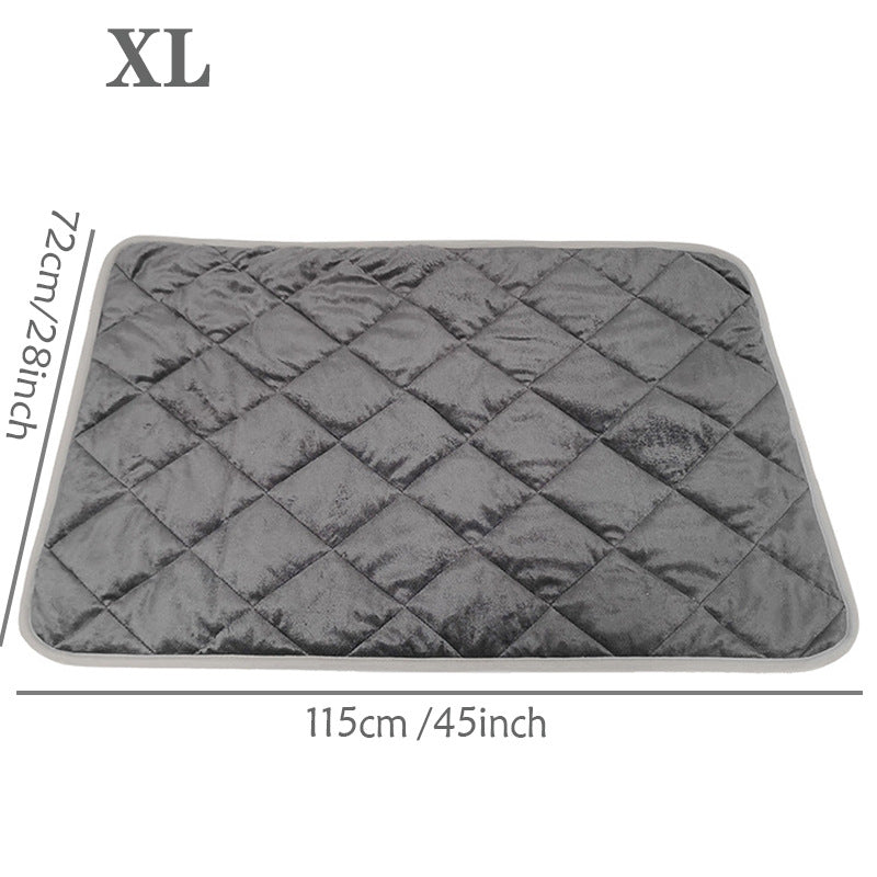 Self-Warming Pet Mat with Heat Reflective Technology for Dogs and Cats Waterproof No Electricity Needed Comfortable Winter Pad for Local Pet Owners(72*115cm)