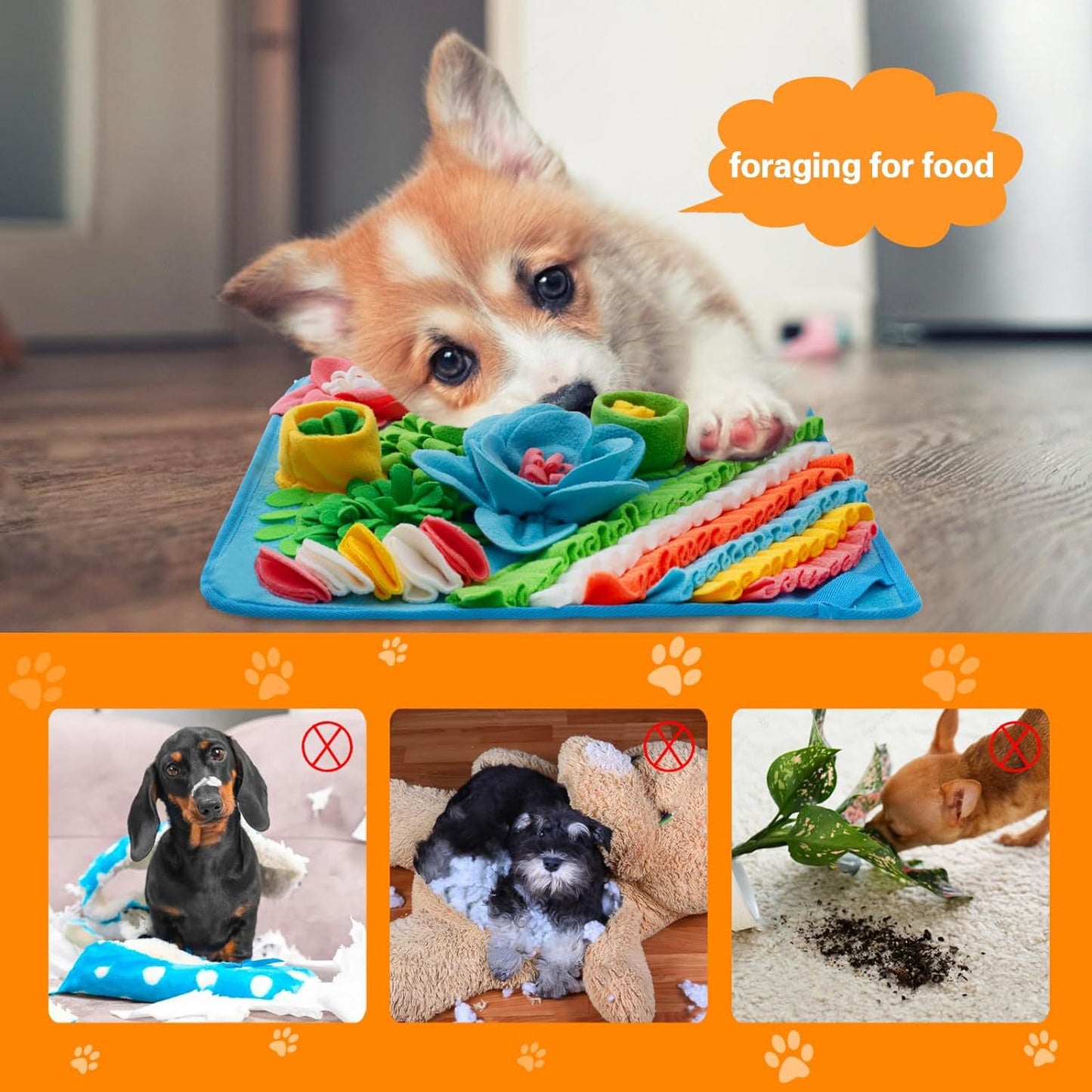 Dog Snuffle Mat - Because Your Pup's a Genius Who Eats Too Fast
