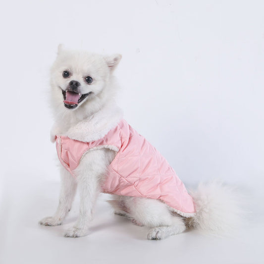 Dog Winter Jacket – Warm Fleece-Lined Padded Vest for Dogs