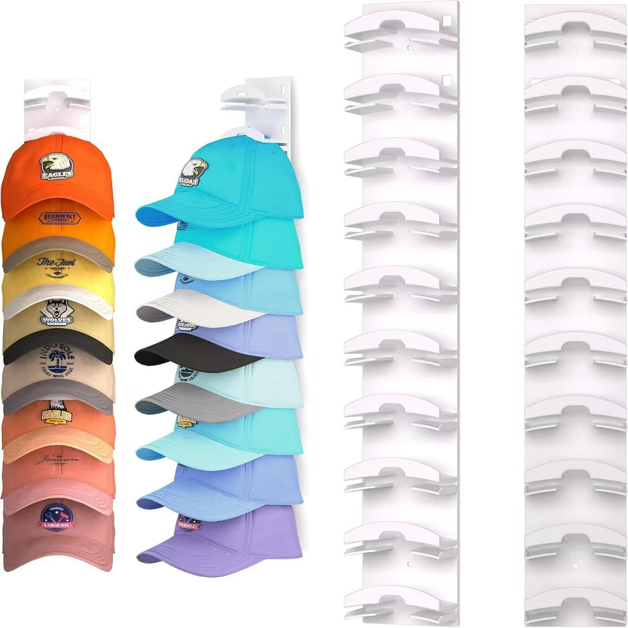 Wall-Mounted Cap Rack | Multi-Layer Baseball Hat Organiser